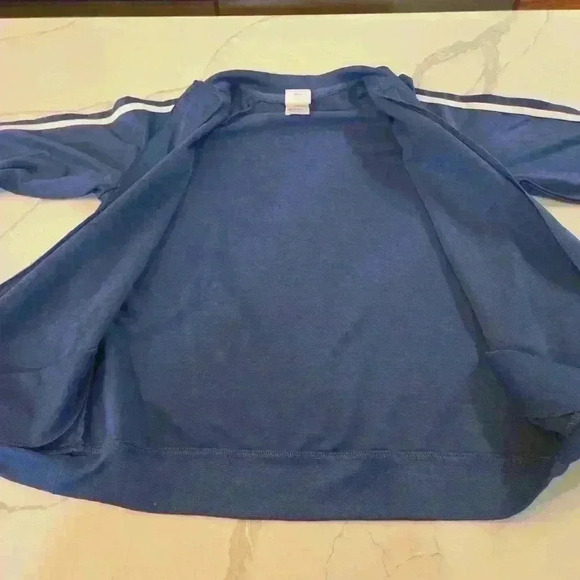 Disney Store Mickey Mouse Womens Full Zip Striped Track Jacket Blue Size XL - Picture 7 of 10